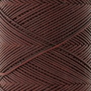 Filo piatto poliestere cerato Slam Cord per Micro Macramè 0,6 mm - Cacao x100m