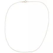 Girocollo maglia forzatina limata 1.4 mm - Gold filled x41cm