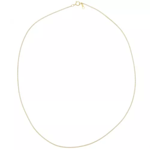 Girocollo magliagourmette limata 1.2 mm - Gold filled x46cm