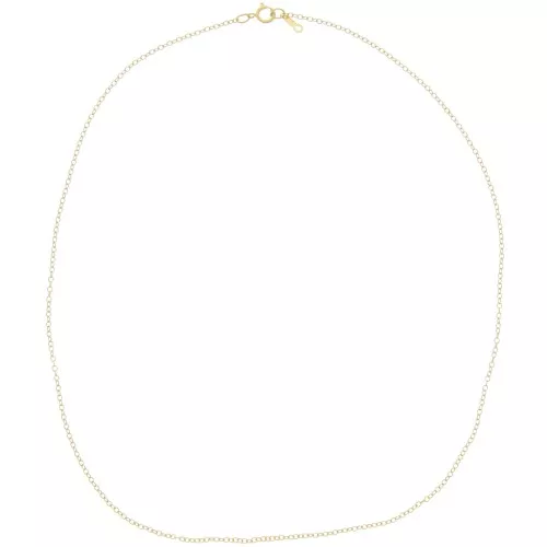 Girocollo maglia forzatina 1.6 mm - Gold filled x46cm