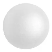 Cabochon rotondo di vetro di Puca® 25 mm - Pastel White x1