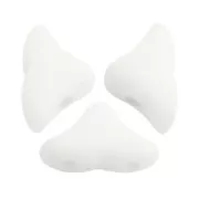 Perle in vetro Hélios® di Puca®  6x10 mm - Opaque White Mat x10g