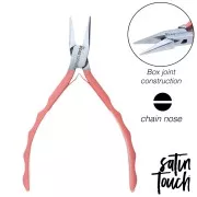 Pinze a becco piatto - Satin Touch Coral x1
