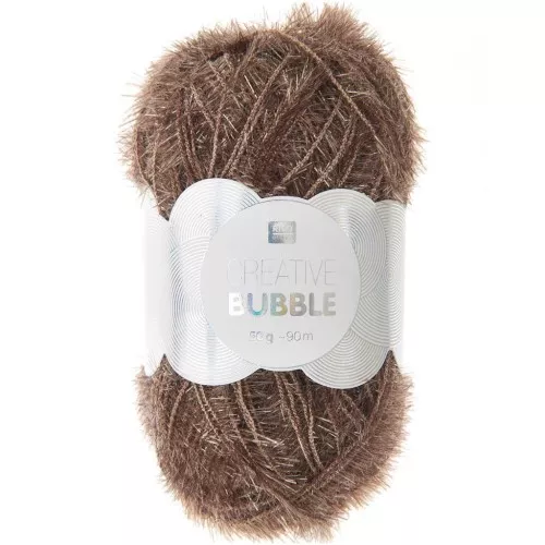Creative Bubble - Filo per uncinetto per spugna Tawashi - Noix x50g