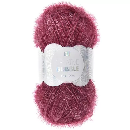 Creative Bubble - Filo per uncinetto per spugna Tawashi - Barbabietola rossa x50g