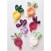 Creative Bubble Print - Filo per uncinetto per spugna Tawashi - Melanzana x50g