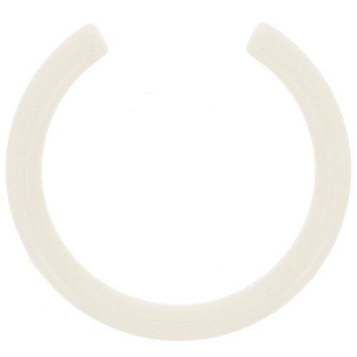 Distanziatore mezzo tondo in resina trasparente 50 mm - Ecrù x1
