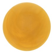 Cabochon rotondo in resina 12 mm - Giallo miele marmorizzato x1