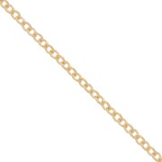 Catena maglia forzatina da 1,6 mm - Gold filled x50cm