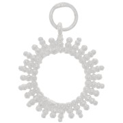 Pendente sole scavato con palline 15 mm - Argento 925 x1|raw }}