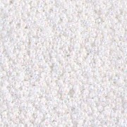 Rocaille Miyuki 15/0 471 - White Pearl AB - confezione da 100g|raw }}