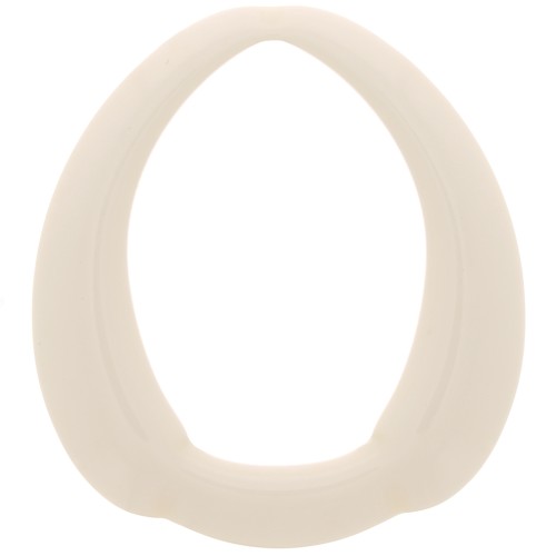 Pendente goccia etnico in resina opaca 41x37 mm - Avorio x1