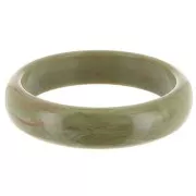 Bracciale spesso in resina opaca 67 mm - Cachi marmorizzati x1