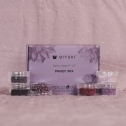 Kit perle Miyuki Perles and Co - Miyuki Delica 11/0 Pansy Mix