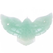 Distanziatore in semi pietra preziosa Aquila 42x24mm - Amazonite x1