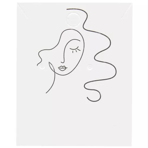Set di 20 Portabijoux 6x5 cm Orecchini e collane Motivo femminile