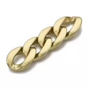 Maglia acrilica ovale ritorta 30x21 mm - dorato opaco x1