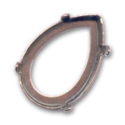 Castone 4327 pera mm. 30x20 rame