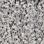 Perline Miyuki 11/0 1 - Crystal Silver Lined x 100 g