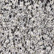Perline Miyuki 11/0 1 - Crystal Silver Lined x 100 g