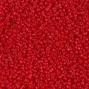 Perline Miyuki 15/0 408 - Rosso opaco x 100 g