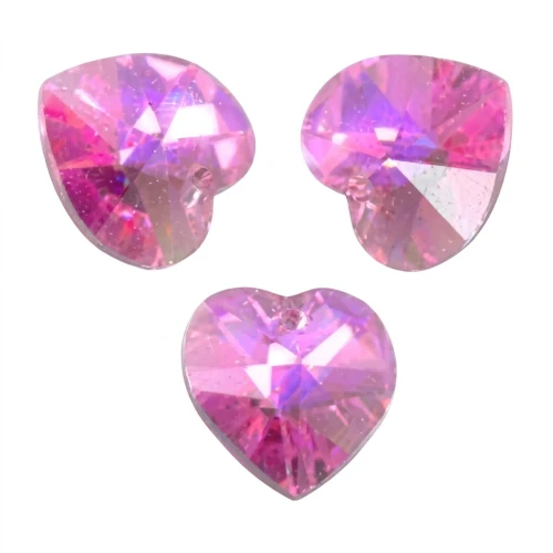 Cuori PureCrystal 6228 Rose AB mm. 10,3x10 x6
