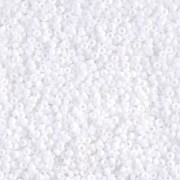 Perline Miyuki 15/0 402F - Bianco opaco opaco x 100 g