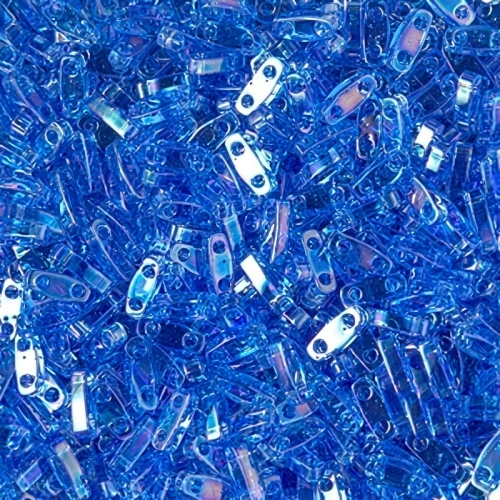 Miyuki Quarter Tila Beads 5x1.2x1.9 mm QTL-261 -  Transparent Sapphire AB x10g