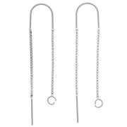 Orecchini a maglia veneziana 38 + 43 mm - Acciaio inox 304 x2