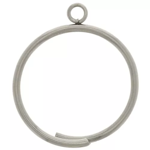 Anello sottile con anello chiuso - Misura 57 - Acciaio inossidabile 304 x1