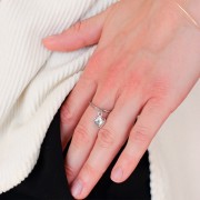 Anello sottile con anello chiuso - Misura 57 - Acciaio inossidabile 304 x1