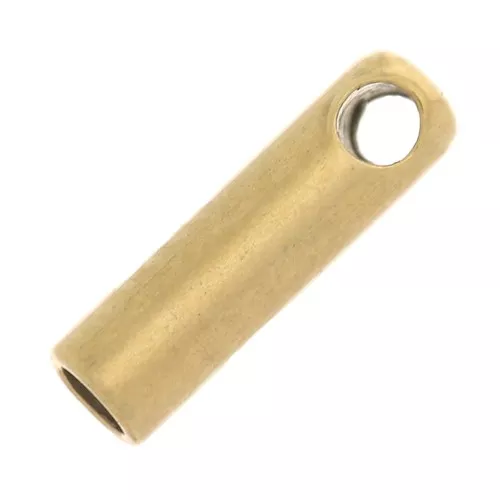 Terminali per cordoncino da 1,2 mm - Acciaio inox 303 dorato x4