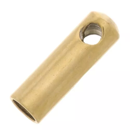 Terminali per cordoncino da 1,6 mm - Acciaio inox 303 dorato x4