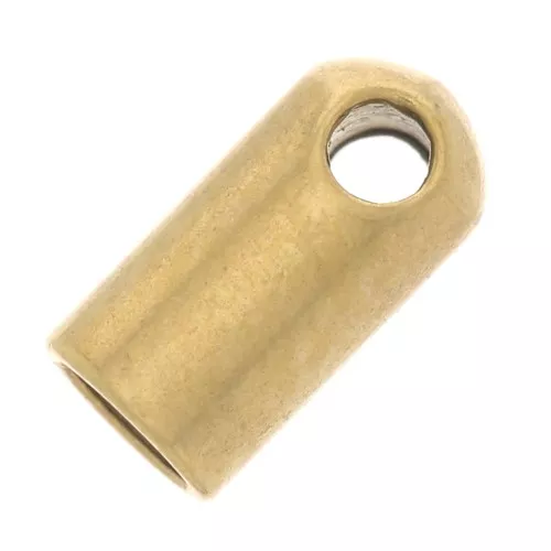 Terminali per cordoncino in acciaio inox 303 dorato da 2 mm x4