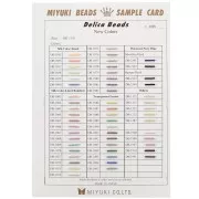 Perle - Miyuki Delica 11/0 (DB) - Campionario (n°1005) - Silk & Dyed Miyuki Delica 11/0 (DB) - Campionario (n°1005) - Silk & Dyed