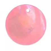 20 Zecchini fine Madreperla mm. 20 Rosa