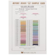 Miyuki Rocaille 8/0 11/0 15/0 Campionario (n. 1002) Duracoat Opaque Dyed