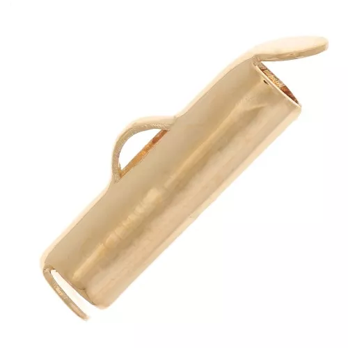 Terminale per tissitura rocaille e Miyuki Delica 15 mm - placcato oro 3 micro