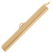 Terminale per tissitura rocaille e Miyuki Delica 35 mm - placcato oro 3 micron|raw }}