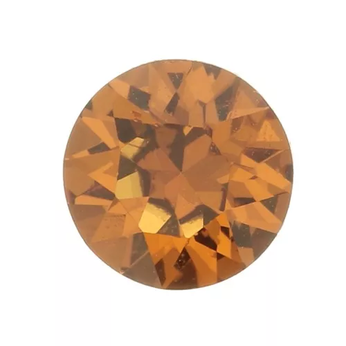 Cabochon PureCrystal 1088 6mm Light Amber x1