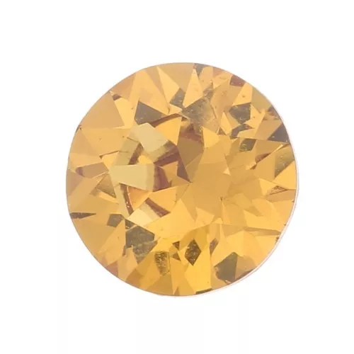 Cabochon PureCrystal 1088 6mm Golden Topaz x1