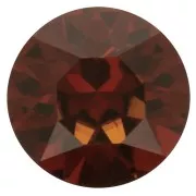 Cabochon PureCrystal 1088 8mm Smoked Amber x1