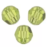 PureCrystal 5000 Perle rotonde da 4 mm - - Verde agrumi x20
