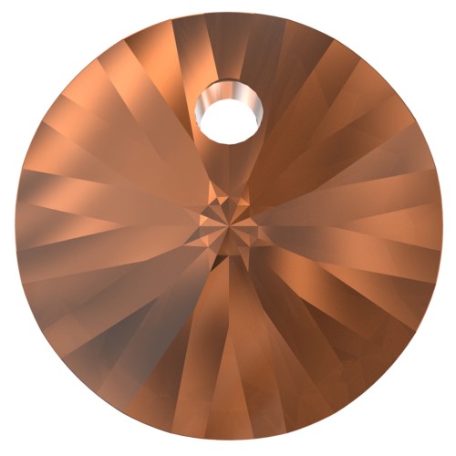 Pendente PureCrystal 6428 8 mm Smoked Amber x1