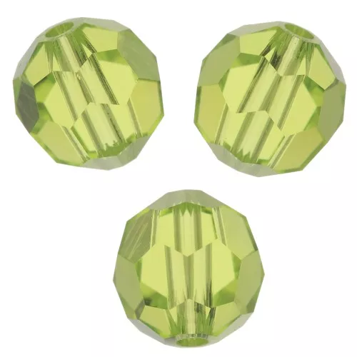 Perle rotonde PureCrystal 5000 6 mm - - Verde agrumi x6