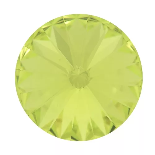 Cabochon PureCrystal 1122 Rivoli 12mm Citrus Green x1