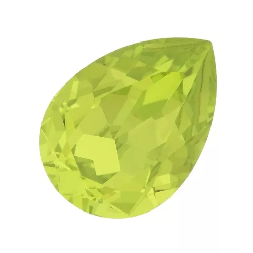 Cabochon PureCrystal 4320 pera mm. 8x6 Citrus green x1
