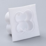 Stampo per cubi bubble 35x39mm per la fabbricazione di candele o sapone- Bianco x1