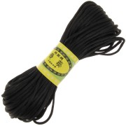 Cordoncino coda di topo in poliestere 2 mm - Nero x20m|raw }}
