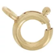 Chiusure a molla con anello chiuso 8 mm - Gold filled (oro laminato) x30